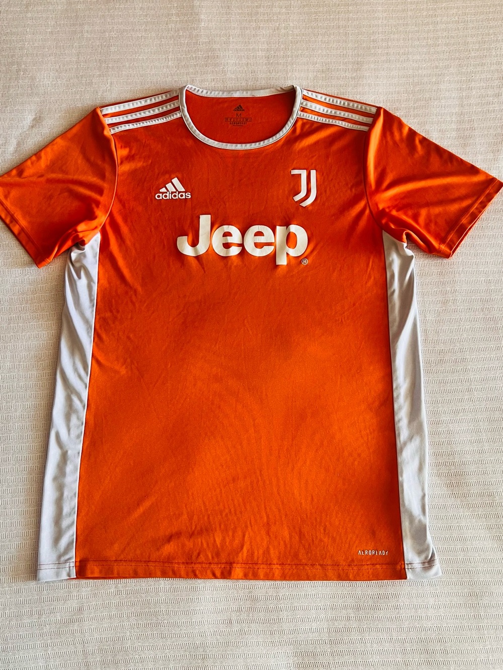 adidas Orange and White Juventus Football Jersey